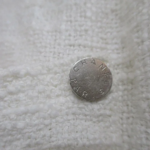 Chanel Cruise Cotton Tweed Cream Lace-Up Trousers 34 - Picture 4 of 7